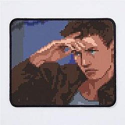 Chris Redfield Resident Evil Pixel Art Mouse Pad