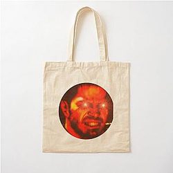 Hyper Angry Chris Redfield Cotton Tote Bag