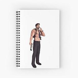 Funny Chris Redfield Resident Evil Notebook