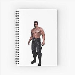Funny Chris Redfield Resident Evil Notebook