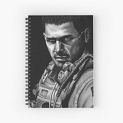 Chris Redfield Resident Evil 6 Spiral Notebook