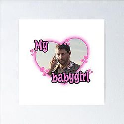My baby girl Chris Redfield Resident Evil poster