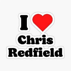 I love Chris Redfield sticker