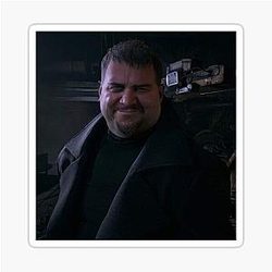 Chris Redfield Resident Evil 8 Sticker