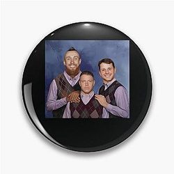 Christian McCaffrey George Kittle Brock Prudy Step Brothers Football Meme Pin