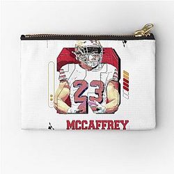 Christian McCaffrey Football Player Design 3 Zipper Pouch