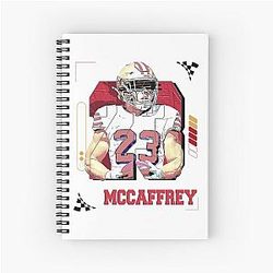 Christian McCaffrey Football Notebook