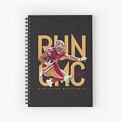 Christian McCaffrey CMC Spiral Notebook
