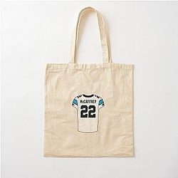 Christian McCaffrey NFL Cotton Tote Bag