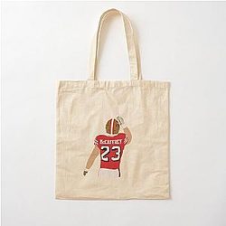 Christian McCaffrey Cotton Tote Bag