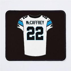 Christian McCaffrey NFL Jersey Mouse Pad