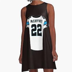 Christian McCaffrey NFL A-Line Dress Jersey