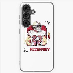 Christian McCaffrey Football Player Design 3 Samsung Galaxy Soft Case