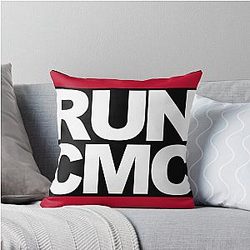 Run Christian McCaffrey Throw Pillow