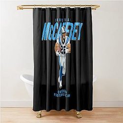 Christian McCaffrey Carolina Football Team Shower Curtain