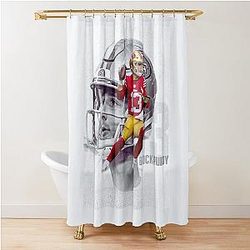 Purdy the Future Christian McCaffrey Shower Curtain