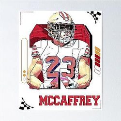 Christian McCaffrey Design 3 Poster
