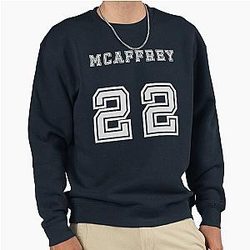Christian McCaffrey Jersey Pullover Sweatshirt