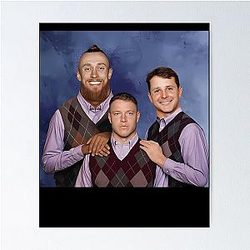 Christian McCaffrey George Kittle Brock Prudy Step Brothers Football Meme Poster