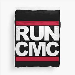Run Christian Mccaffrey Duvet Cover