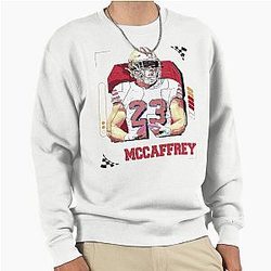 Christian McCaffrey Football Player Design 3 Pullover Sweatshirt