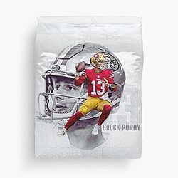 Purdy the future Christian McCaffrey Duvet Cover