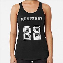 Christian McCaffrey Jersey Racerback Tank Top