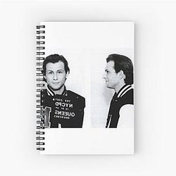 Christian Slater Mugshot Notebook