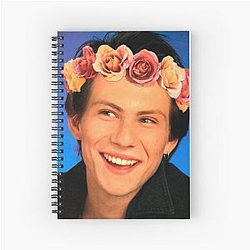 Christian Slater Floral Notebook