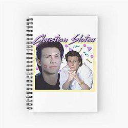 Christian Slater Spiral Notebook