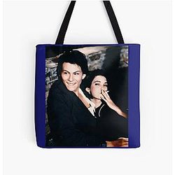 Heathers - Winona Ryder Christian Slater All Over Print Tote Bag