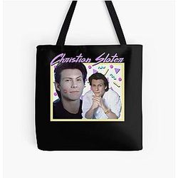 80s Christian Slater All Over Print Tote Bag