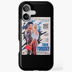 Christian Slater Patricia Arquette Vintage True Romance Movie Fan Tough iPhone Case