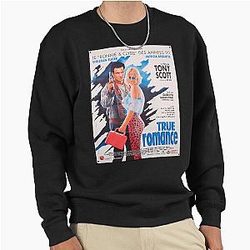 Le Bonnie and Christian Slater Patricia Arquette Vintage True Romance Pullover Sweatshirt