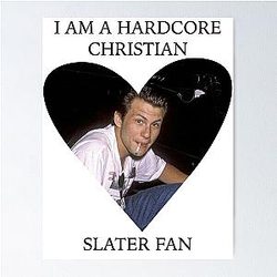I Am A Hardcore Christian Fan Poster