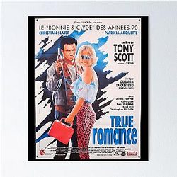 Le Bonnie and Clyde Vintage True Romance Movie Gifts Music Fan Poster