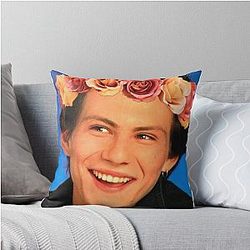 Christian Slater Flower Crown Pillow