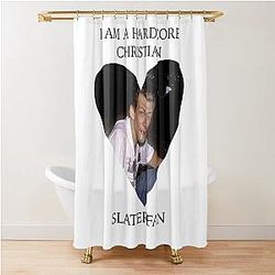 I Am A Christian Slater Fan Shower Curtain