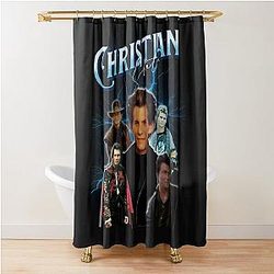 Christian Slater Retro Shower Curtain