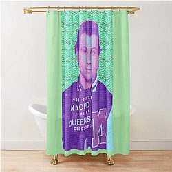 Christian Slater Mugshot Shower Curtain