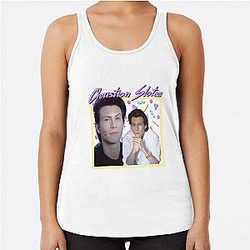 80s Christian Slater Racer Tank Top