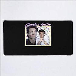 80s Christian Slater Desk Mat