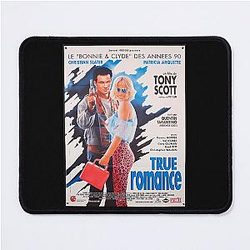 Le Bonnie and Clyde Vintage Retro True Romance Movie Gifts Music Fan Mouse Pad