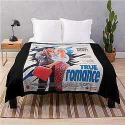 Christian Slater Patricia Arquette Vintage True Romance Movie Throw Blanket