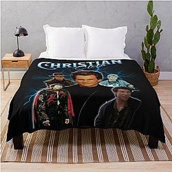 Christian Slater Retro Throw Blanket