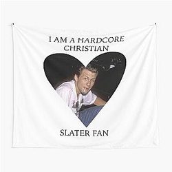 I Am a Hardcore Christian Slater Fan Tapestry
