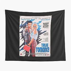Bonnie and Clyde Christian Slater Patricia Arquette Vintage True Romance Movie Fan Tapestry