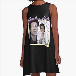 80S Christian Slater A Line Dress