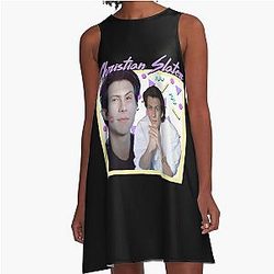 80s Christian Slater Essential A-Line Dress