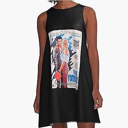 Le Bonnie and Clyde A-Line Dress Vintage Christian Slater Patricia Arquette True Romance Movie Gifts Music Fan Dress